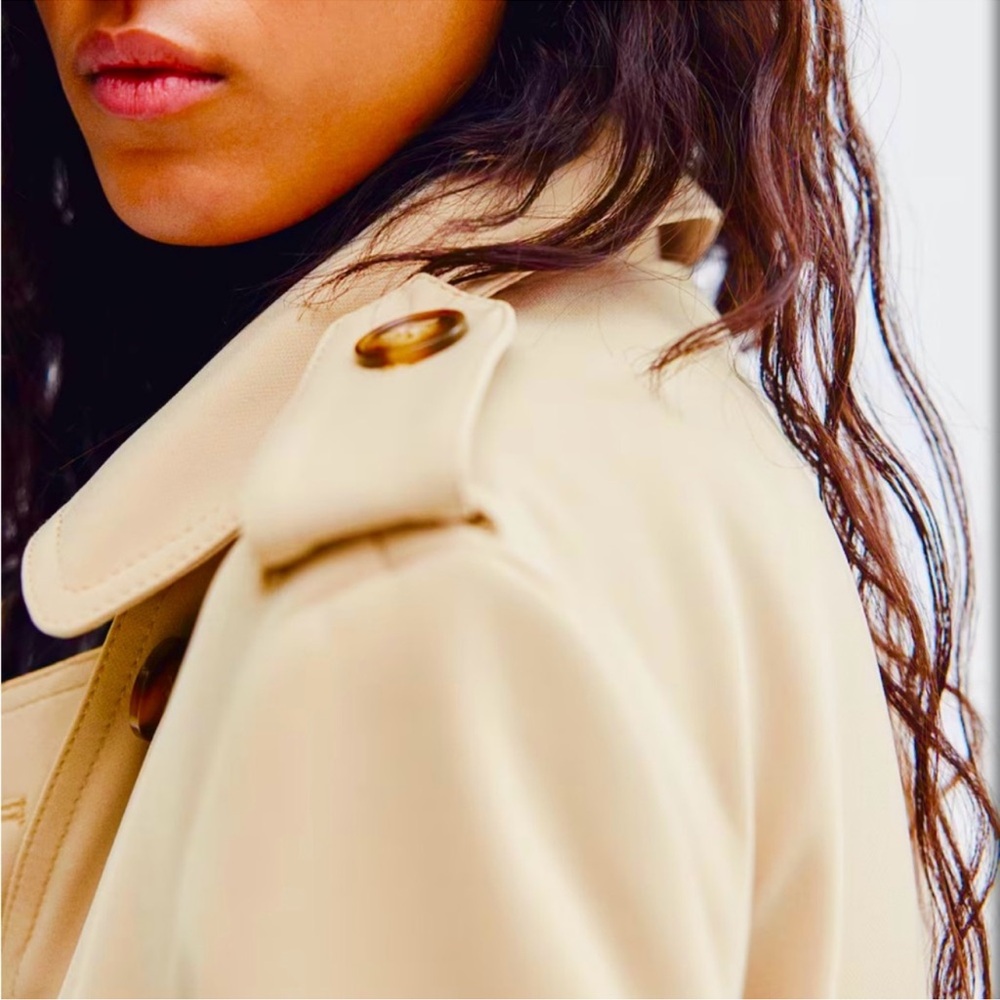 H&M Beige Women's Trench Coat - Picture 4 of 15